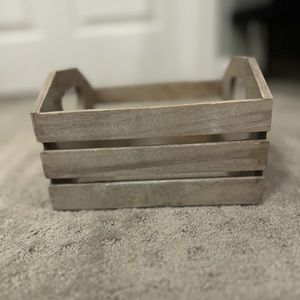 Wooden decorative crate